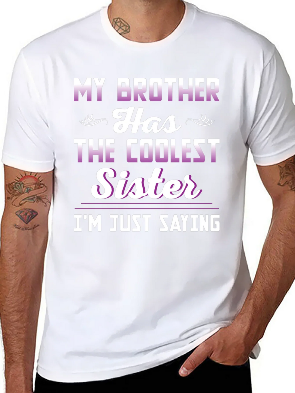 Coolest Sister Tee - Funny Sibling Pride T-Shirt product image 7