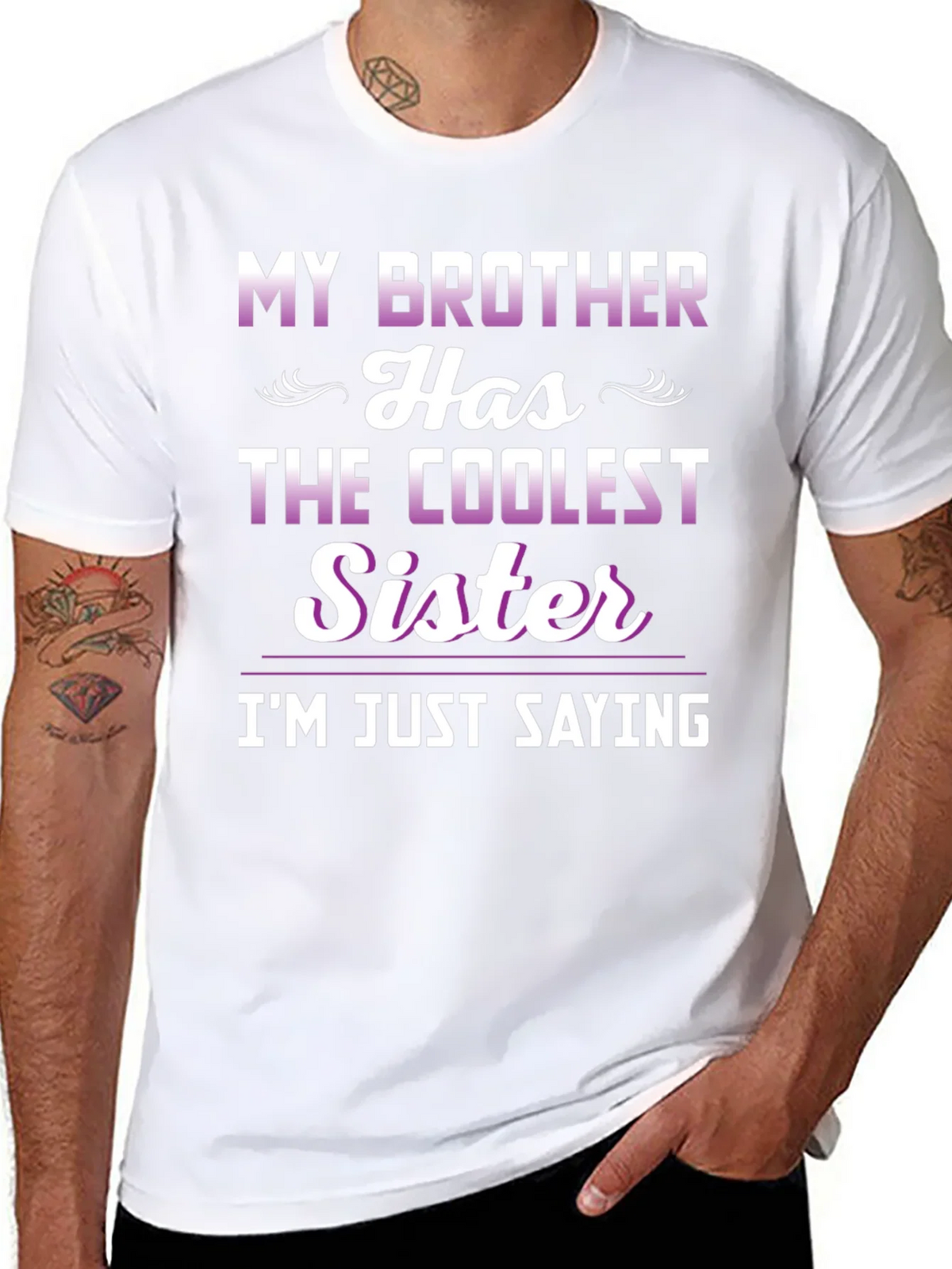 Coolest Sister Tee - Funny Sibling Pride T-Shirt product image 7