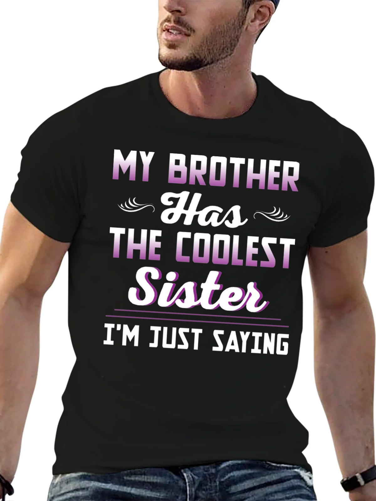 Coolest Sister Tee - Funny Sibling Pride T-Shirt product image 6
