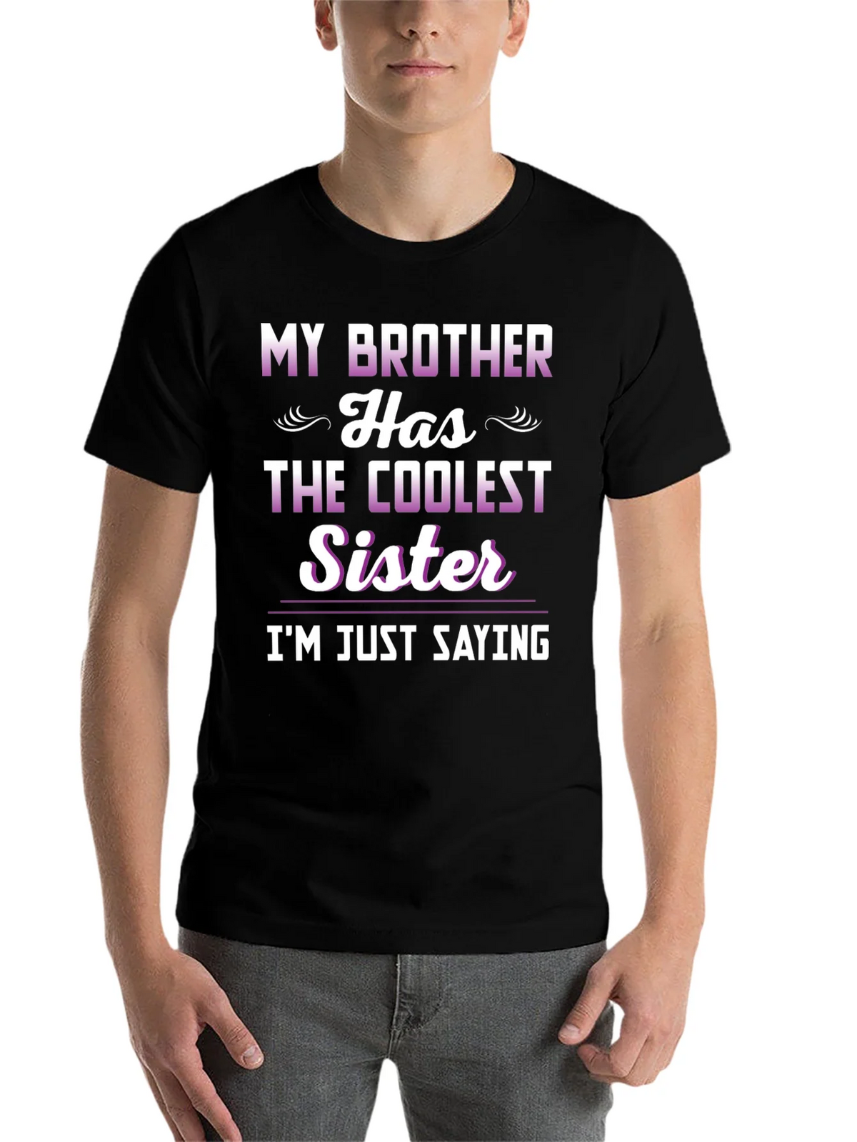 Coolest Sister Tee - Funny Sibling Pride T-Shirt product image 4