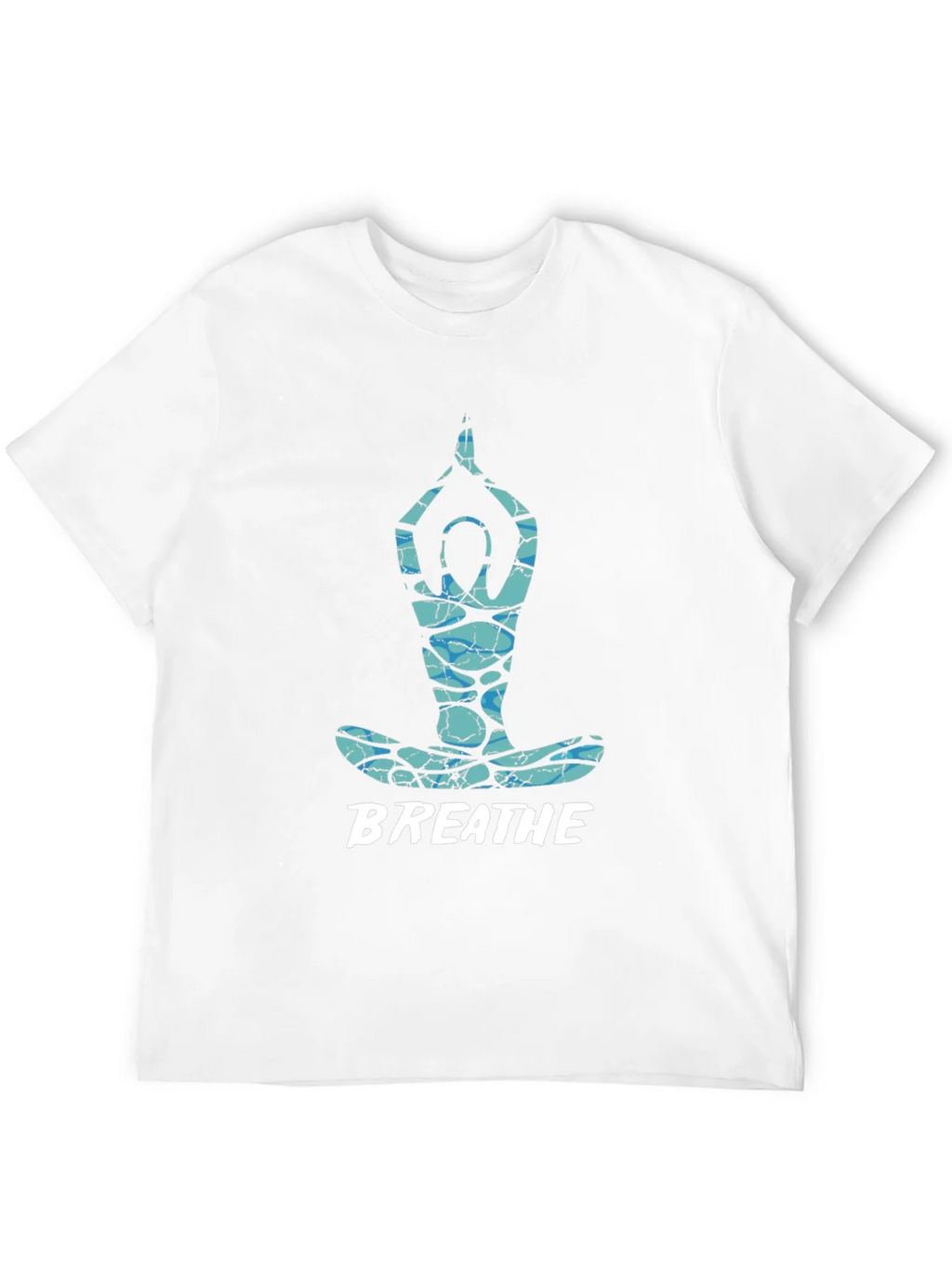 Breathe Yoga Pose Graphic Tee - Black product image 11