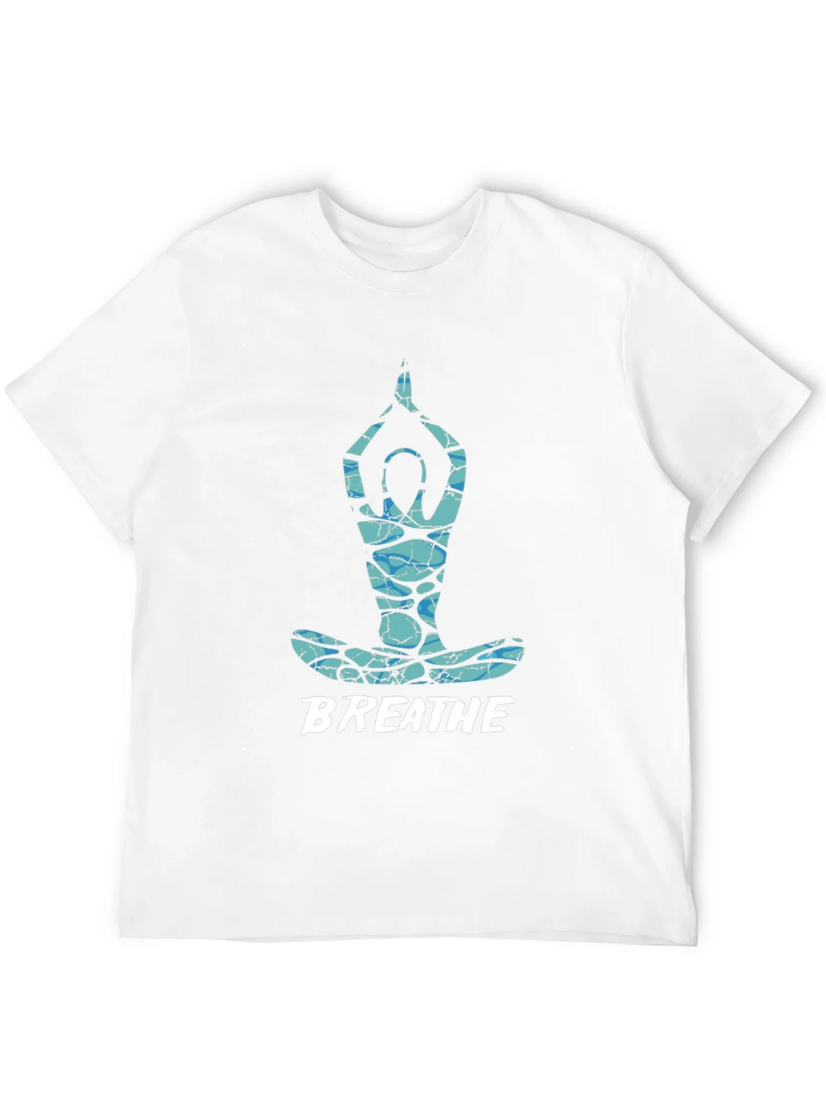 Breathe Yoga Pose Graphic Tee - Black product image 11