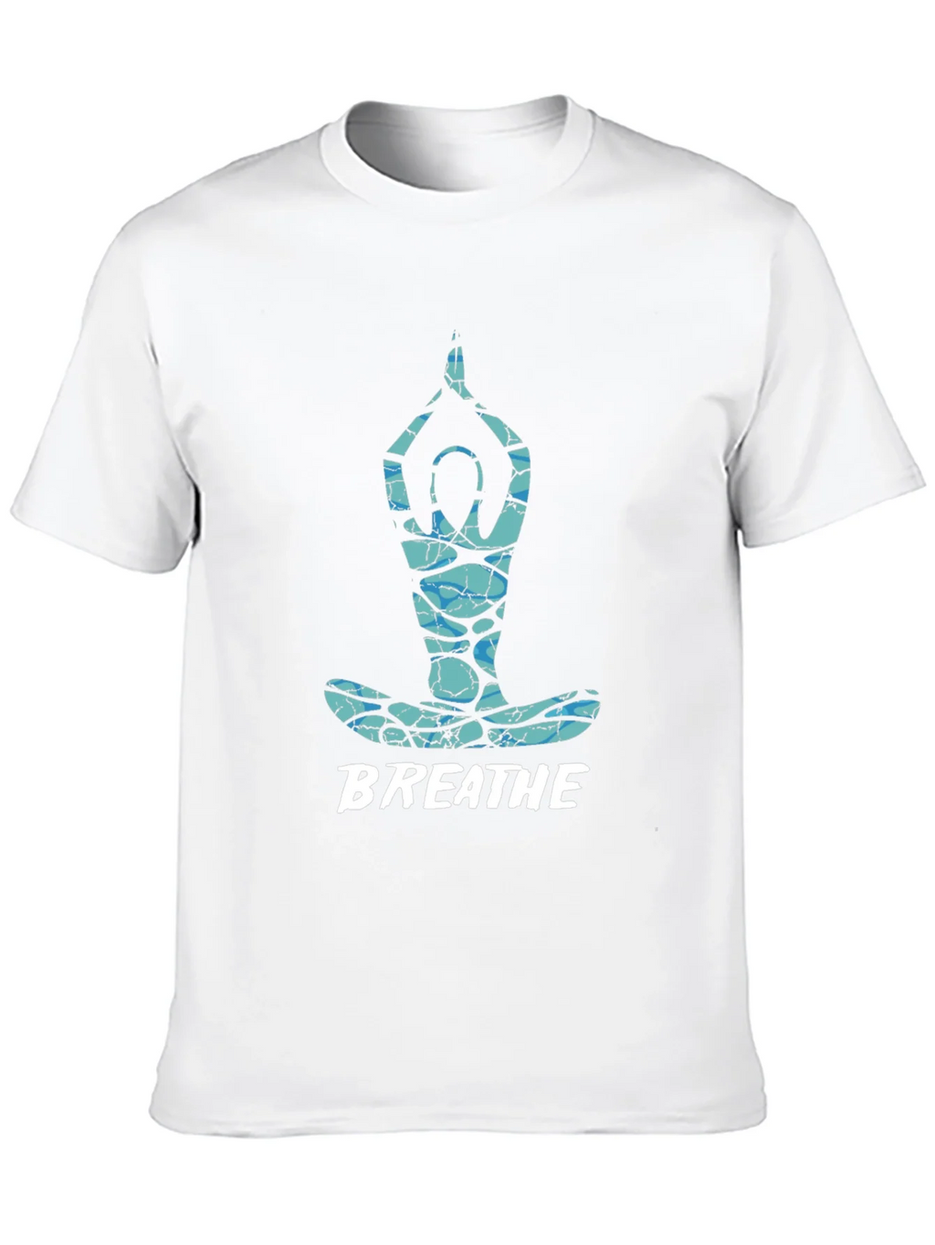 Breathe Yoga Pose Graphic Tee - Black product image 9