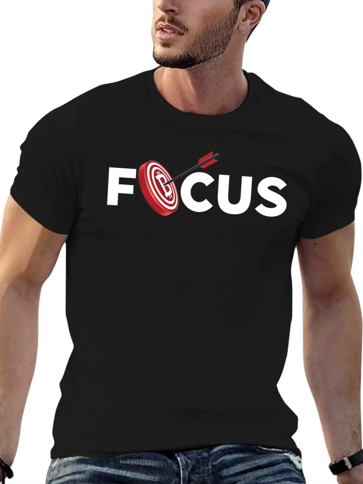 Focus Bitcoin Bullseye T-Shirt product image 6