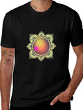 Mandala Print Black T-Shirt - Stylish & Comfortable product image 1